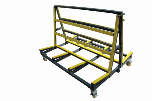 折叠玻璃架推车